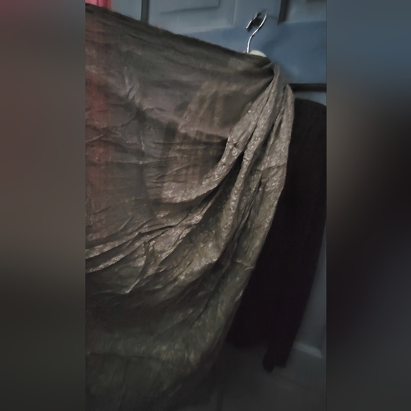 Romano  Ridolfi silver floral shawl - Picture 2 of 5